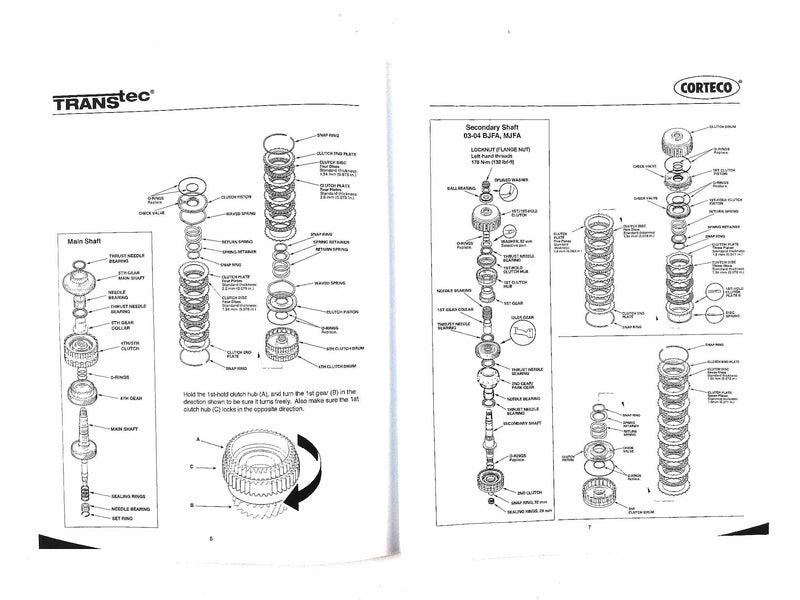 Overhaul Kit Transtec BVGA BVLA PVGA PVLA P34A P35A MDKA BDKA MDRA MDPA BWEA MJBA BJFA MJFA