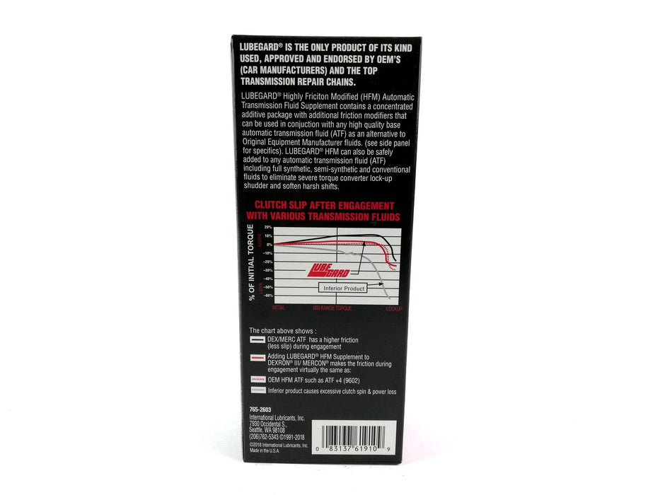 Automatic Transmission Fluid Protectant LubeGard BLACK - Suntransmissions