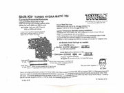 SHIFT KIT TRANSGO TH350 TH350C TH250