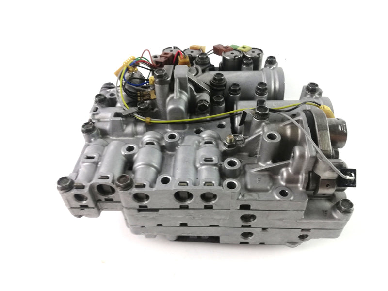 VALVE BODY USED MAZDA 1 TUBE 2 CAST IRON SOLENOID BRAKETS 2002/UP JF506E 