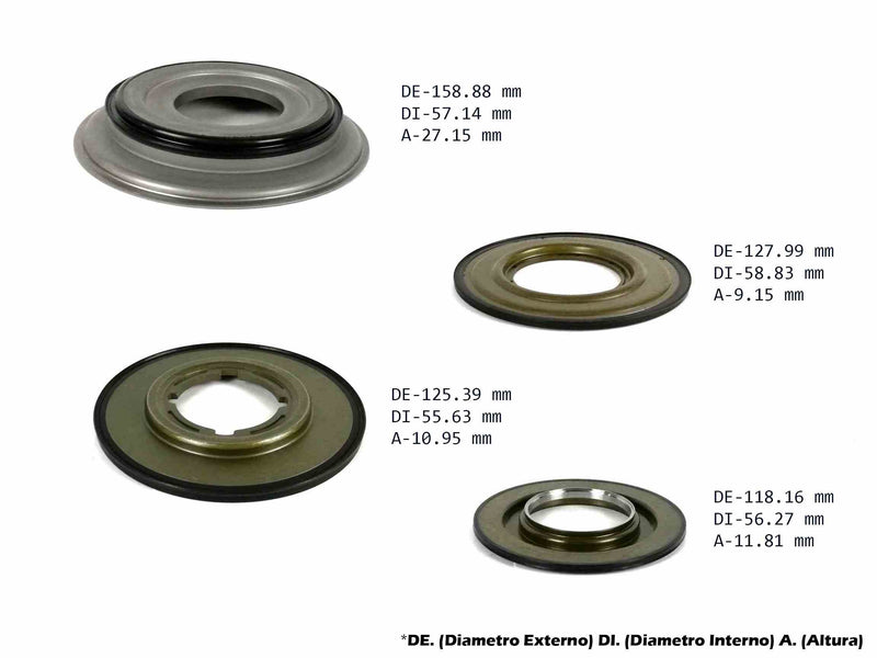 Piston Kit Transtec (4) TF-81SC TF-80SC AF21 AF40 AW6A-EL MXE AM6 AW6AX-EL AW6AX-E 2005/11