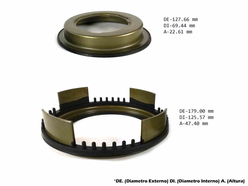 Piston Kit (2) Transtec JF010E RE0F09A 2003/UP