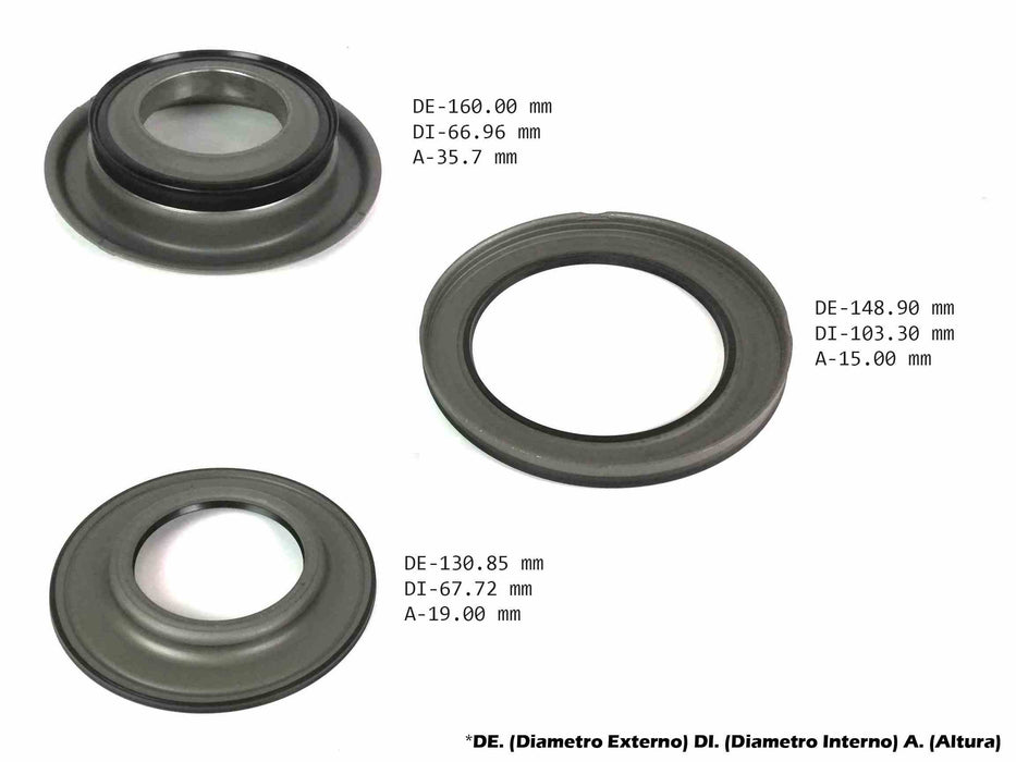 Piston Kit (3) 10R80