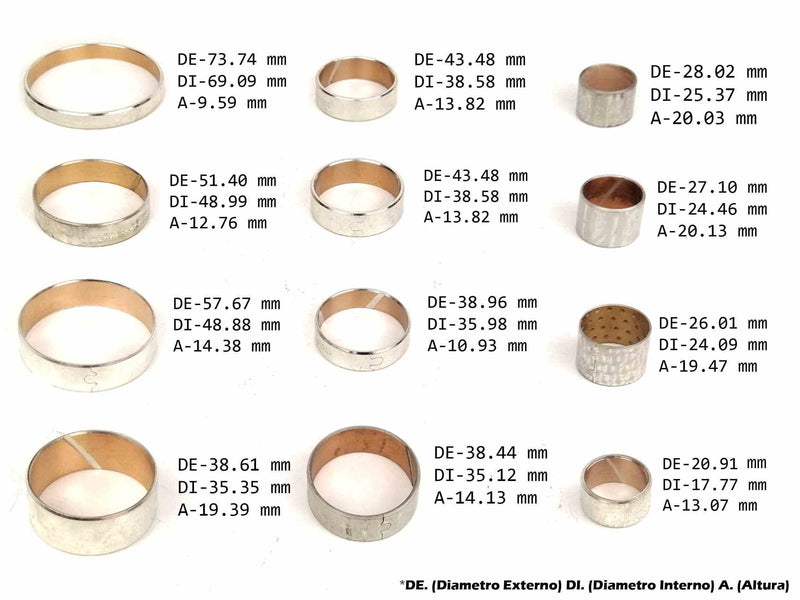 Bushing Kit (12) 45RFE 5-45RFE 