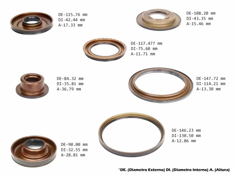 Piston Kit (7) VW095 VW096 VW097 VW098 01M 01P 01N