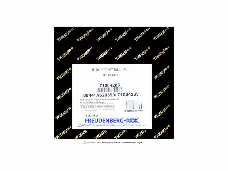 Complete Gear Seal Kit Transtec Rh Sheppard M100