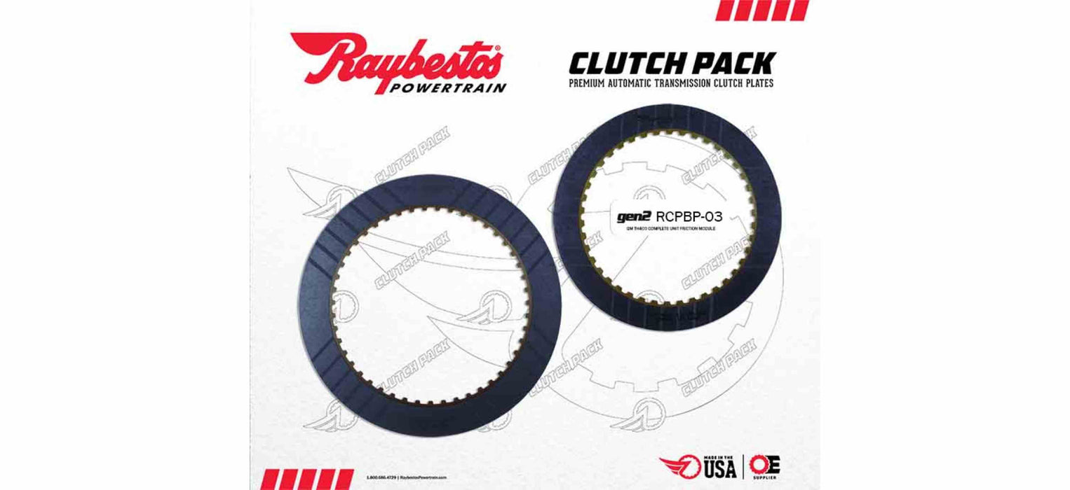 Friction Pack Raybestos Generation 2 Blue Plates TH400 M40 3L80