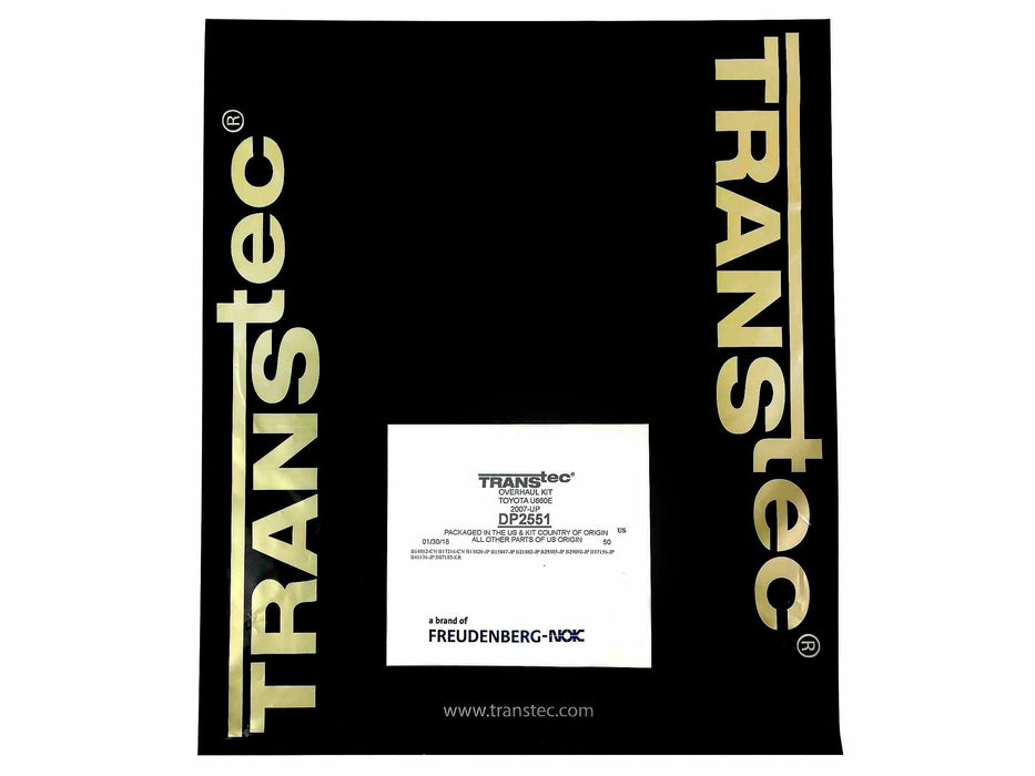 Overhaul Kit Transtec without Pistons with Duraprene Pan Gasket U660E U660F