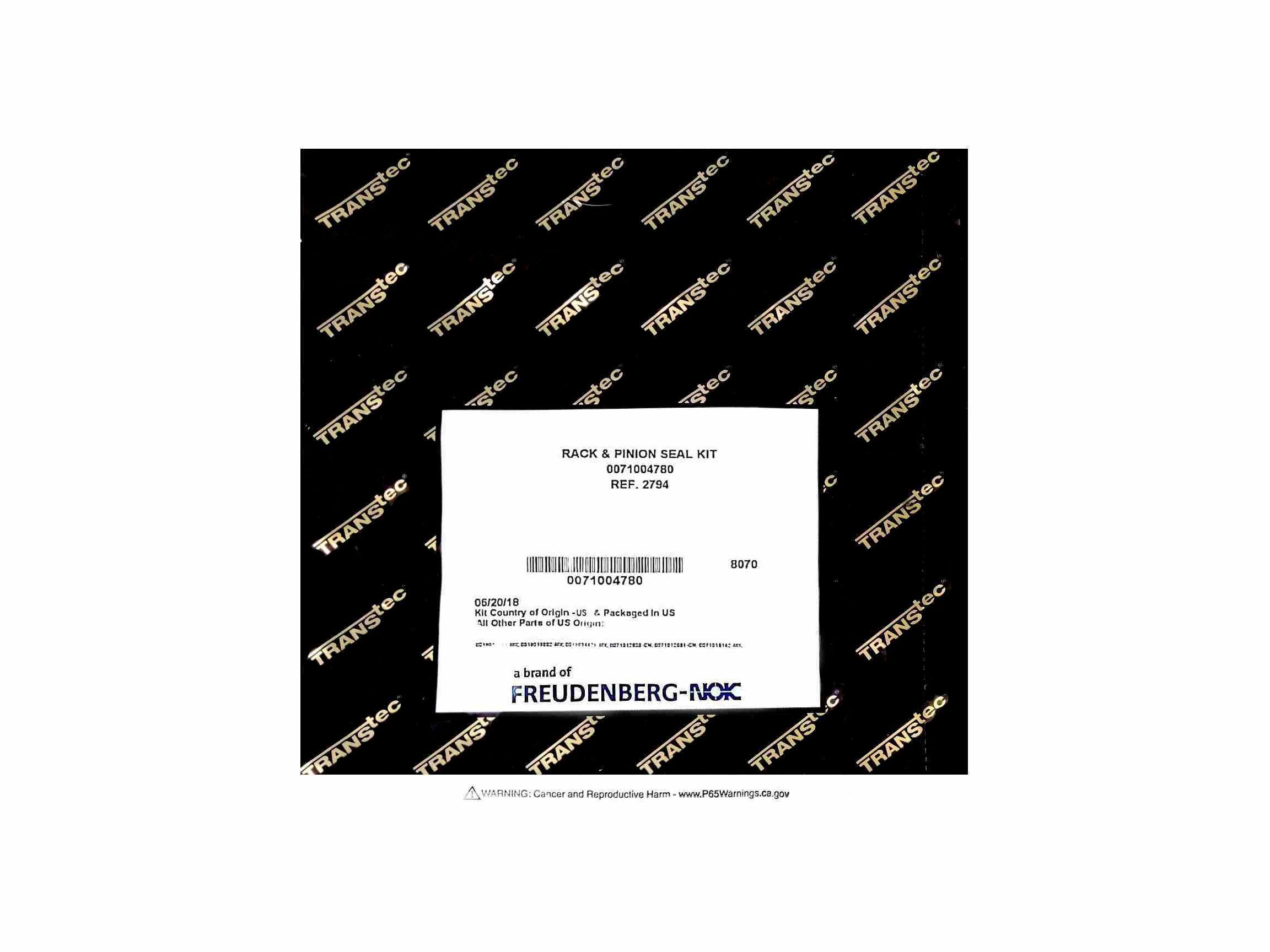 8070 Power Steering Rack And Pinion Kit Renault Fiat — Sun Transmissions