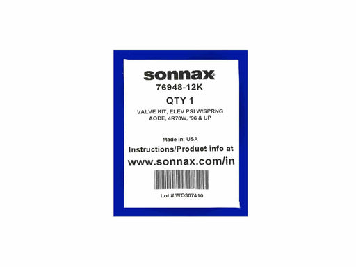 Valve Kit Sonnax Elevated Pressure Regulator 4R70E 4R70W 4R75E 4R75W 
