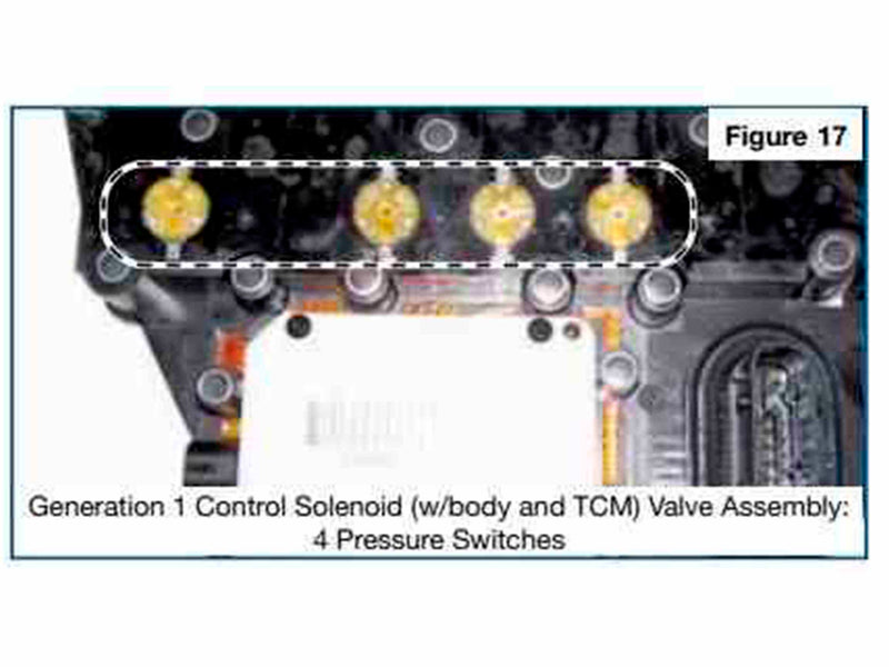 Solenoid Kit 1st Genaration VBS 6T40 2008/11